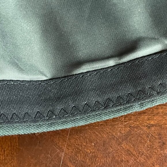 Mens Garrison Cap 7 3/8 Green Wool Blend With Bernard Cap Co. Badge - Picture 4 of 7